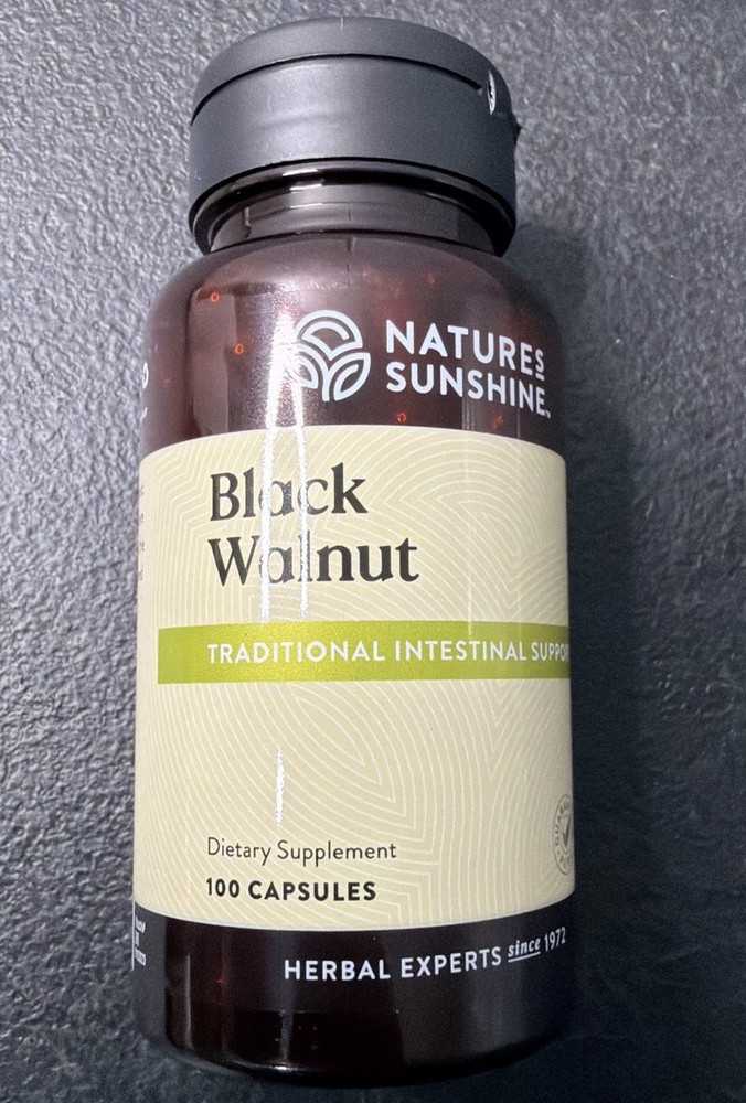 Nature’S Sunshine Black Walnut 100 Capsules 01/2029