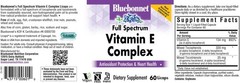 Bluebonnet Nutrition – FULL SPECTRUM VITAMIN E COMPLEX 60 LICAPS Exp 05/27