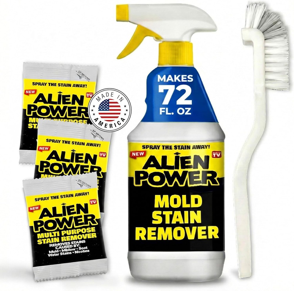 Alien Power 72 Fl Oz Instant Stain Remover Spray for Mold and Mildew and Grout