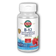 KAL B-12 Methylcobalamin Adenosyl 60 Count