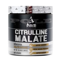 Pole Nutrition Citrulline Malate 300 Gram Unflavoured 150 Servings