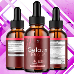 (1 Pack) Gelatin Drops Advanced Weight Management Formula 30 Servings