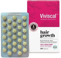 New VIVISCAL Hair Growth Supplement for Women 180 Tablets – 3 Month Supply