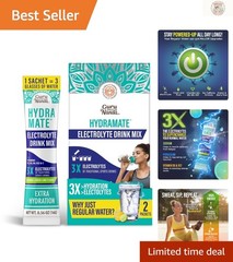 Hydramate Hydration Support Electrolyte Drink Mix – Natural Lemon Lime Flavor
