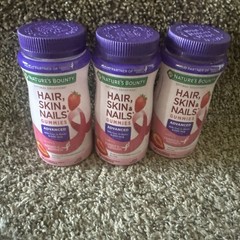 3 Pack Hair, Skin & Nails Gummies 6000 mcg 240 count (3×80) Advanced 2 x Biotin