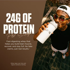 Levels Grass-Fed Whey | Vanilla Bean | 24g Protein