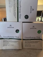 Arbonne Green Synergy Elixir, Citrus Flavor, 30 Sticks, Exp 5/2026 New & Sealed