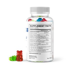 Raw Probiotics 100 Billion CFU Potency Digestive Immune Health 60 Gummies USA