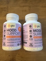 Glia Nutra Probiotic Mood Support 50 Billion CFU 60 Caps X 2! Exp 4/2027
