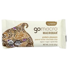 MacroBar®, Protein Pleasure, Peanut Butter Chocolate Chip, 12 Bars, 2.4 oz (69