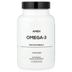 2 X Codeage, Amen, Omega-3, 90 Softgels (750 mg per Softgel)