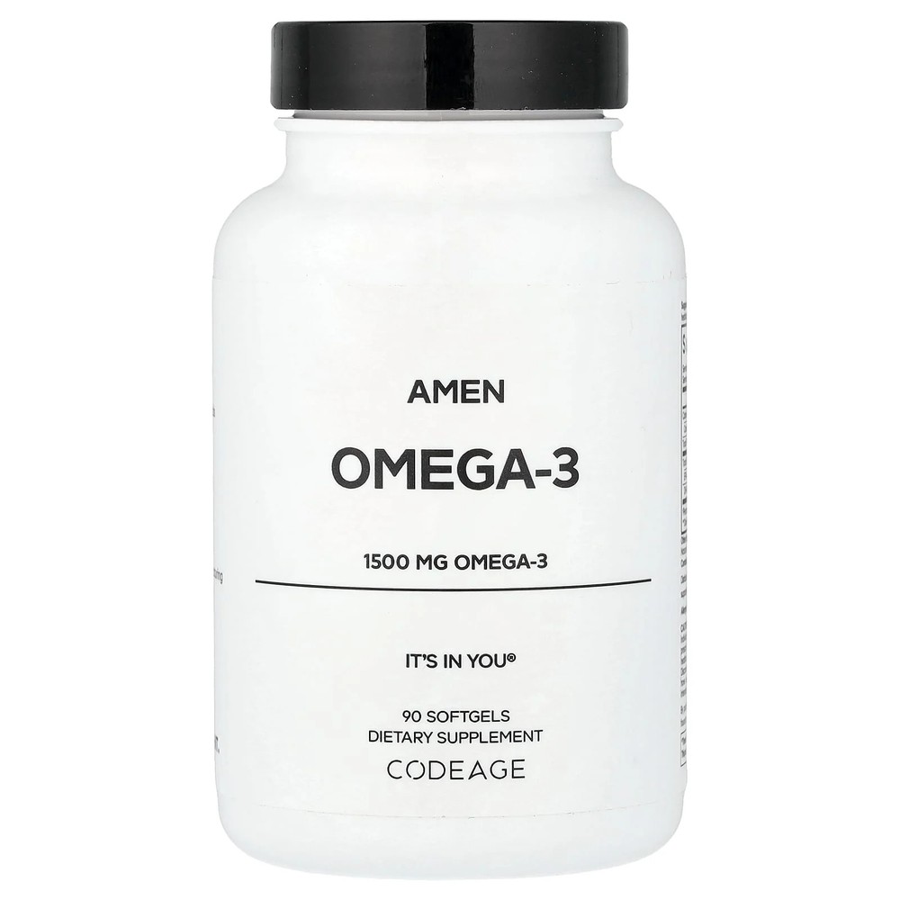 2 X Codeage, Amen, Omega-3, 90 Softgels (750 mg per Softgel)