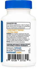 Nutricost Oregano Oil Supplement 120 Softgels for 60 Servings Per Bottle