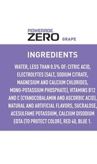 POWERADE ZERO Grape Bottled Electrolyte Sports Drink, 20 fl oz, 8 Count