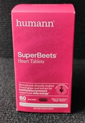 Humann SuperBeets 60 Heart Tablets Unopened