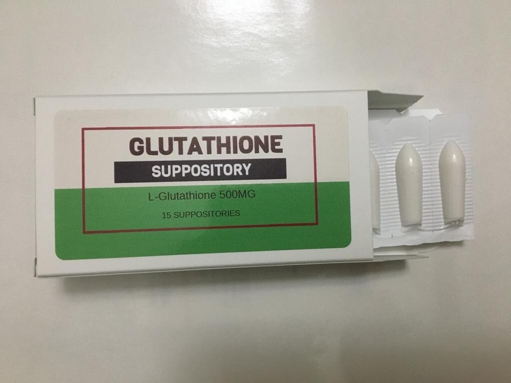 L-Glutathione 500MG Suppositories – 15 Count