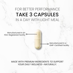TrueMed Magnesium Malate Malic Acid Support Muscle 1350mg 90 Capsules Supplement