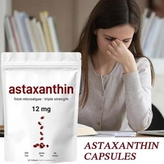 organic Astaxanthin Soft Capsule 100% Pure Additive Boost Immunity Physical Reco