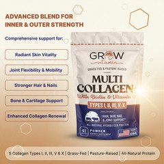 Live Conscious Multi Collagen Peptides Hair, Skin, Nail & Joint Support 16 Oz