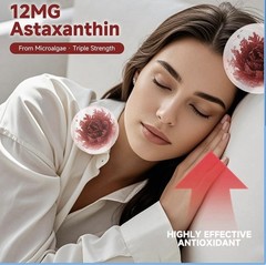 Astaxanthin 12mg Antioxidant Softgels 120 ct GMO/Gluten/Soy Free Lab Tested