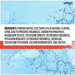 Splash Refresher Mandarin Orange Flavored 16.9 Fl Oz (Pack of 12),