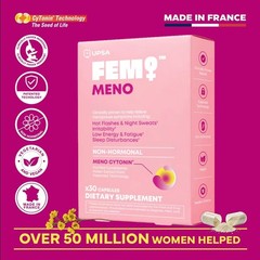 UPSA FEMO PERIMENO Menopause Supplement PERI CYTONIN 30 Capsules Non-Hormonal