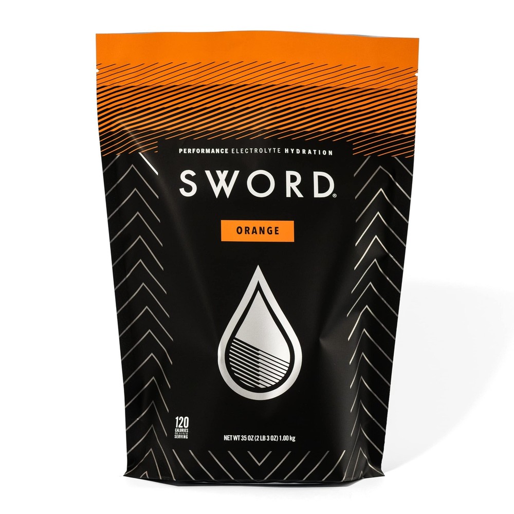 SWORD PERFORMANCE Electrolyte Replenisher Powder Drink Mix, Orange, 30-Servin…