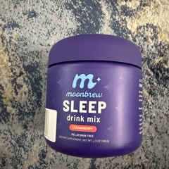 Moonbrew Strawberry Sleep Supplement 3.5 oz Relaxation Drink NEW
