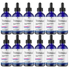 Trimova Drops – Weight Management Support Liquid, Fat Burning – 12 Bottles
