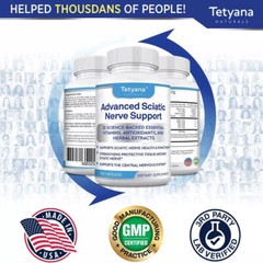 Advanced Sciatic Nerve Support Relief: Alpha Lipoic Acid Vitamin 120 Capsules