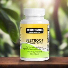 Organic Beetroot Capsules – 1300mg Per Serving