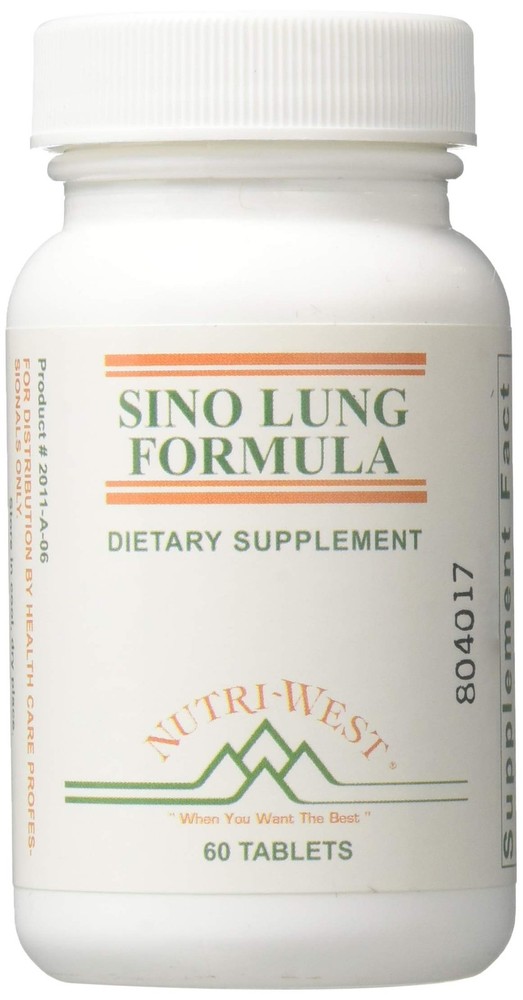 NutriWest SinoLung Formula 60 Tablets