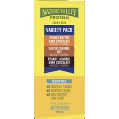 Nature Valley Protein Bars Variety Pack, Gluten Free 15 Count (Pack of 1)