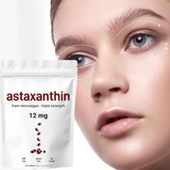 organic Astaxanthin Soft Capsule 100% Pure Additive Boost Immunity Physical Reco