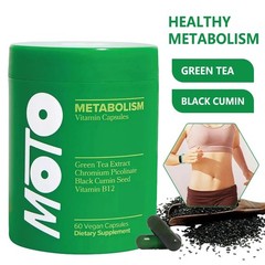 O Positiv Moto Women’s Metabolism Support Energy&Curb Craving Vegan 60 Cap