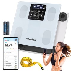 BMI Weight Scale High Accuracy Scale for 6 Month Battery Life w/ Smart App