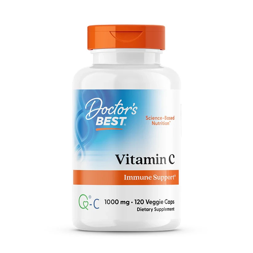 (EXP: 9/26 ) Doctor’s Best Vitamin C with Q-C – Vitamin C 1000mg Non-GMO, Vegan