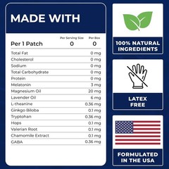 Sleep Patches for Adults Extra Strength | Easy-to-Apply Sleep Patch with Mela…