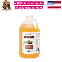 Jojoba Oil USDA Certified Organic – 1 Gallon / 128 Fl Oz | 100% Pure and Natu…