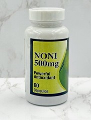 NONI MORINDA CITRIFOLIA 60 CAPS EXTRACT 500MG POWERFUL ANTIOXIDANT IMMUNE BOOST