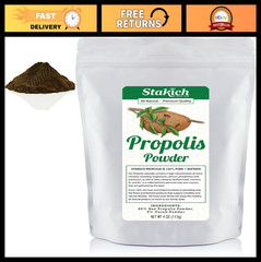 Natural Bee Propolis Powder – 4 oz – Raw, Organic, Immune Support Supplement