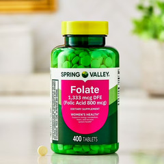 Spring Valley Folate Dietary Supplement, 1,333 mcg DFE, 400 Count