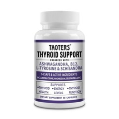 Thyroid Support Supplement 120 Capsules (NON-GMO) – Energy & Weight Loss