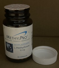MethylPro L-Methylfolate 15 mg – L Methyl Folate, 30 Count (Pack of 1)