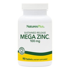 Mega Zinc 100mg Sustained Release Tablets – 90 Count – Vegetarian, Gluten Free,