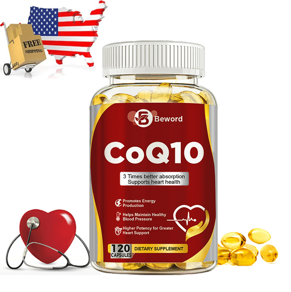 CoQ 10 Coenzyme Q10 Vegan Softgel 300mg Cardiovascular Heart Health 120 Capsules