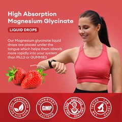 (2 Pack) 1000MG Magnesium Liquid Drops Improve Sleep,Nerve,Joint High Absorption