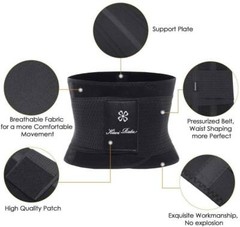 Men Women Sauna Sweat Tummy Neoprene Body Shaper Abdomen Belt Workout Girdle U3