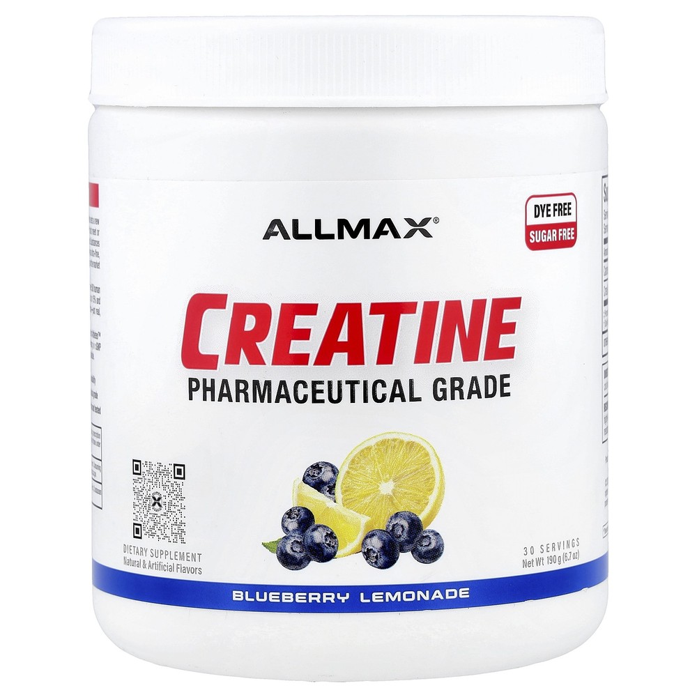 Creatine, Pharmaceutical Grade, Blueberry Lemonade, 6.7 oz (190 g)