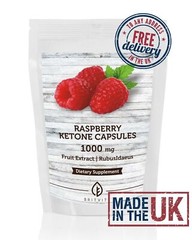 Raspberry 1000mg Weight Loss Capsules BritVits GB